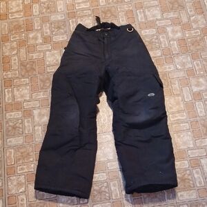Black Snow Pants Youth Size Small SLALOM
